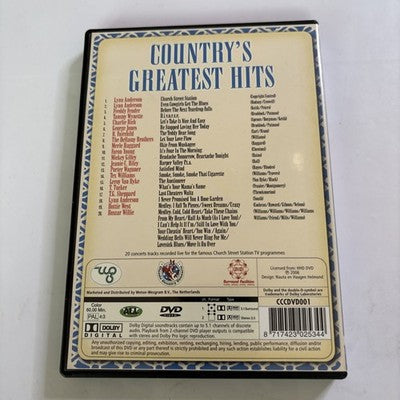 Country's Greatest Hits by Various Artists (DVD, 2007) All Regions NEW
