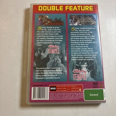 The Little Colonel / The Little Princess DVD Shirley Temple All Regions NEW