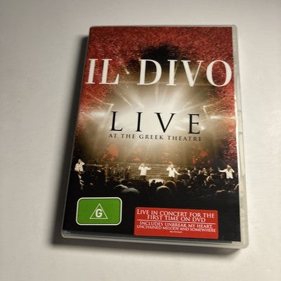 Il Divo - Live at the Greek (DVD, 2006) All Regions