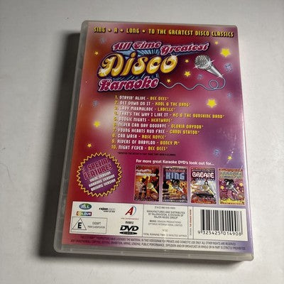 Karaoke - All Time Greatest Disco Karaoke (DVD) All Regions