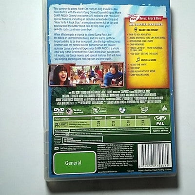 Camp Rock - Extended Edition (DVD, 2008) Kevin Jonas, Jasmine Richards Region 4