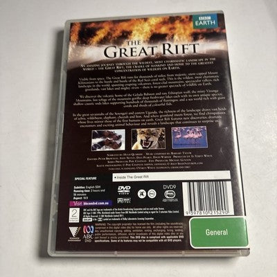 BBC Earth: The Great Rift (DVD, 2010) Region 4