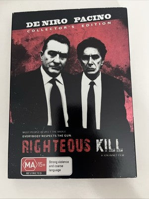 Righteous Kill (Collectors Edition, DVD, 2008) Al Pacino, Robert De Niro Region4
