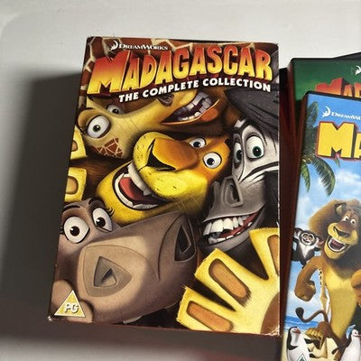 Madagascar - The Complete Collection (DVD, 3-Disc) Region 2
