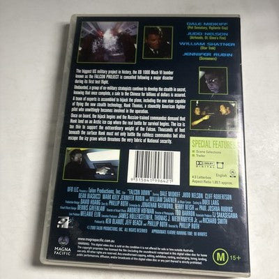 Falcon Down (DVD, 2000) William Shatner, Judd Nelson Region 4