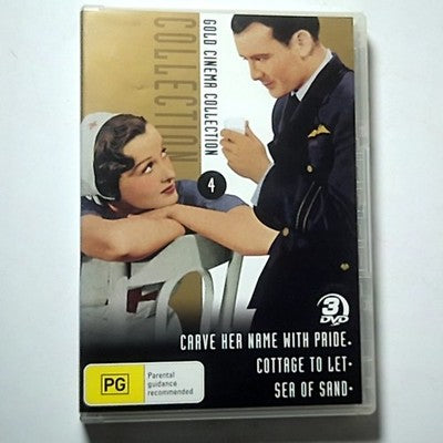 Carve Her Name with Pride / Cottage to Let / Sea of Sand (DVD 1958) Region 4 NEW