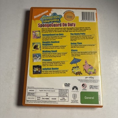 Spongebob Squarepants - Sponge Guard on Duty (DVD, 1999) Region 4