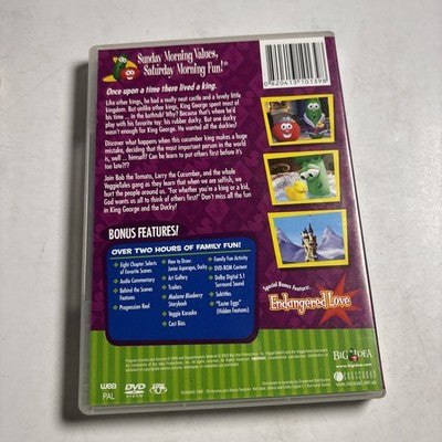 Veggie Tales: King George and the Ducky (DVD, 2003) Animation All Regions