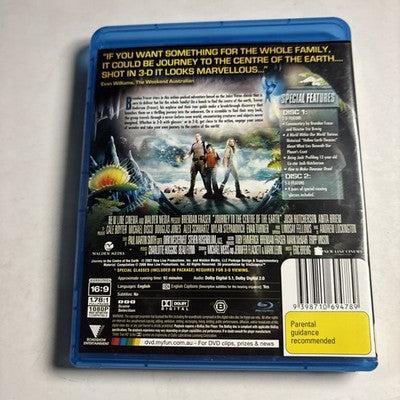 Journey To The Center Of The Earth (Bluray 3D, 2007) Region B