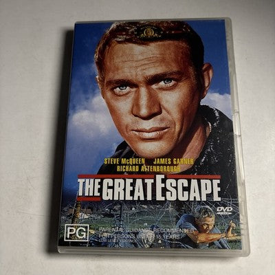 The Great Escape (DVD, 1963) Steve McQueen Region 4 NEW