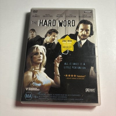 The Hard Word (DVD, 2002) Guy Pearce, Rachel Griffiths Region 4