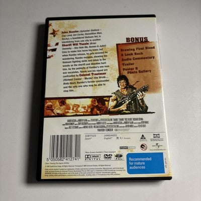 Rambo - First Blood (Special Edition, DVD, 1982) Sylvester Stallone Region 4 NEW
