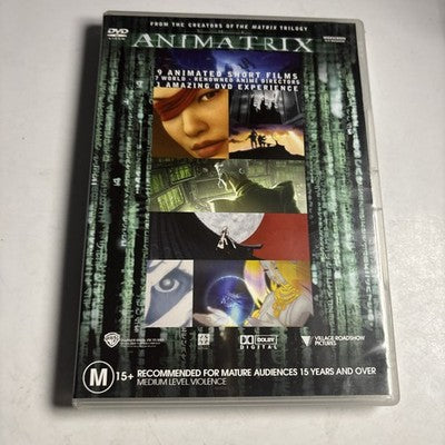 Animatrix (DVD, 2003) Keanu Reeves, Carrie-Anne Moss Region 4