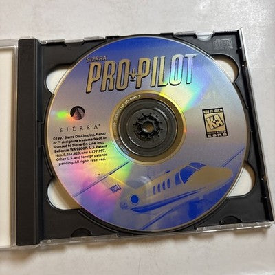 Sierra Pro Pilot - The Complete Flight Simulator PC CD 1997 Retro Vintage Game