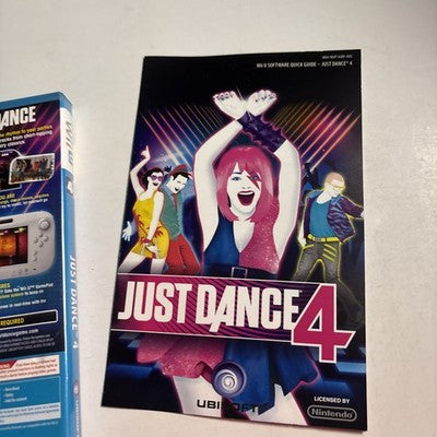 Just Dance 4 Nintendo Wii U With Manual PAL