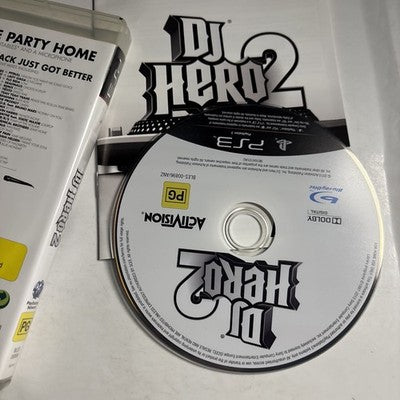 DJ Hero 2 Sony PS3 Manual