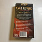 Excel E-180 Blank VHS High Grade Video Tape, Brand New & Sealed