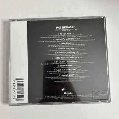 Pat Benatar – Live From Earth (CD) US F2 21444