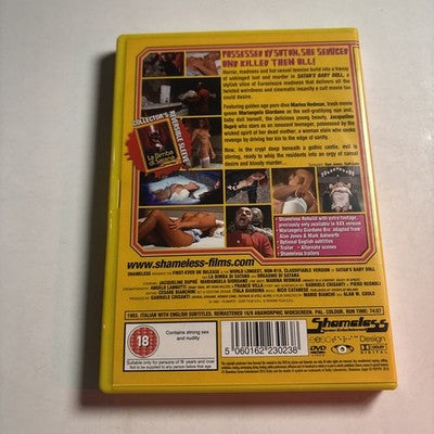 Mario Bianchi's: Satan's Baby Doll (DVD, 1983) Marina Hedman All Regions