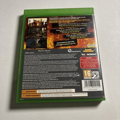 Warhammer The End Times Vermintide Xbox One Microsoft Game