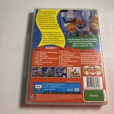 The Wubbulous World of Dr. Seuss (DVD, 1996, 3-Disc) Region 4