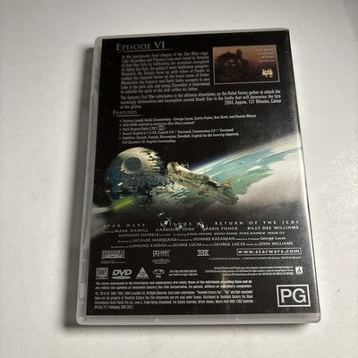Star Wars - Episode VI  -Return of the Jedi (DVD, 1983) Region 4