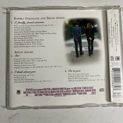 Barbra Streisand & Bryan Adams – I Finally Found Someone (CD, 1996)