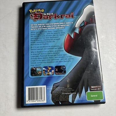 Pokemon - The Rise of Darkrai : Movie 10 (DVD, 2008) Region 4