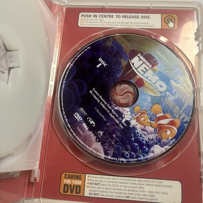 Cars / Finding Nemo (DVD, 2006) Disney Region 4