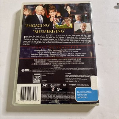 Game Change (DVD, 2012) Julianne Moore, Ed Harris Region 4
