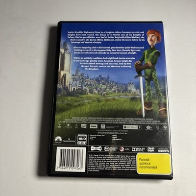 Justin and the Knights of the Valour (DVD, 2013) Region 4 NEW