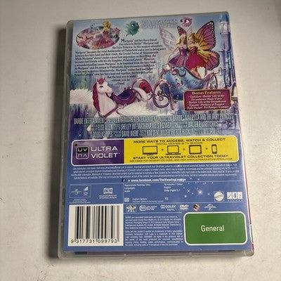 Barbie - Mariposa & the Fairy Princess (DVD, 2013) Region 4,2