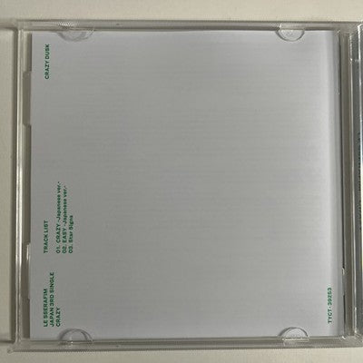 Le Sserafim – Crazy (CD, 2024) Limited Edition A Japan TYCT-39253