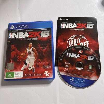 NBA 2K16 (SONY PS4 GAME, G) Manual