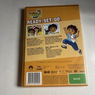 Go Diego Go! - Ready, Set, Go! (DVD, 2012) Region 4