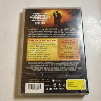 Fireproof (DVD, 2008) Kirk Cameron, Erin Bethea All Regions