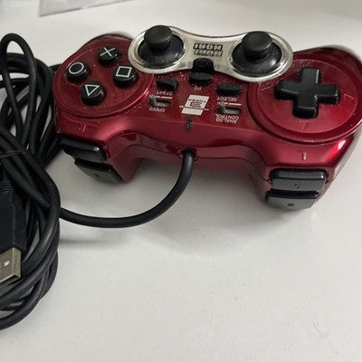 Hori Sony PS3 Horipad 3 Turbo PlayStation 3 Controller Red Rapid Fire Function