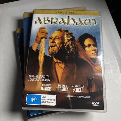 The Bible Collection - Abraham, Jesus, Joseph (DVD, 1999) Ben Kingsley Region 4