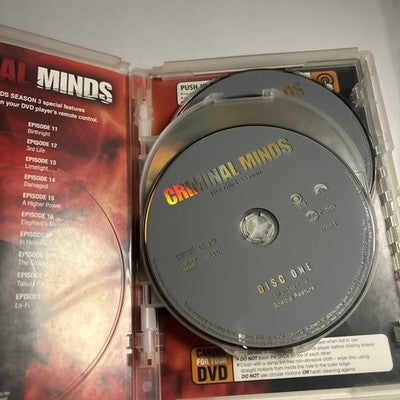 Criminal Minds : Season 3 (DVD, 2005) Region 4
