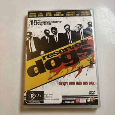 Reservoir Dogs (15th Anniversary Special Edition, DVD, 1992) Region 4 NEW