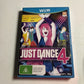 Just Dance 4 Nintendo Wii U PAL with Manual *New Sealed*