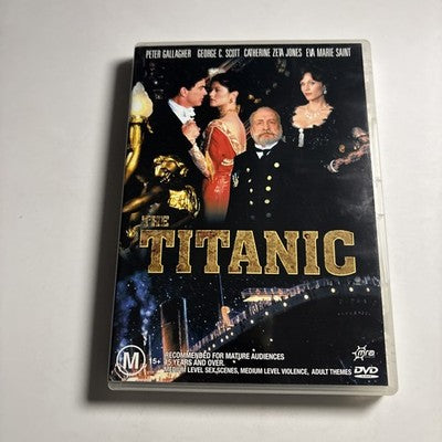 The Titanic (DVD, 1996) George C Scott, Catherine Zeta Jones Region 4 NEW