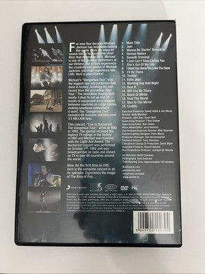 Michael Jackson – Live In Bucharest: The Dangerous Tour (DVD, 2005) NEW