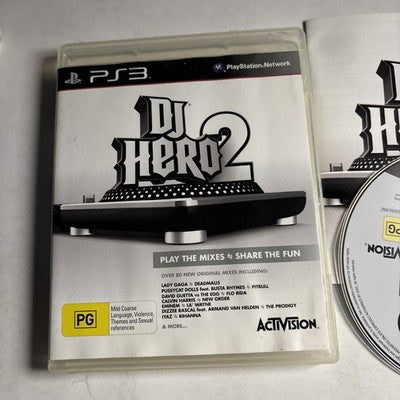 DJ Hero 2 Sony PS3 Manual