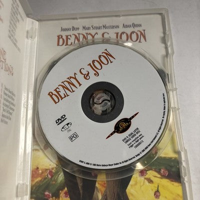 Benny and Joon (DVD, 1993) Johnny Depp Region 4