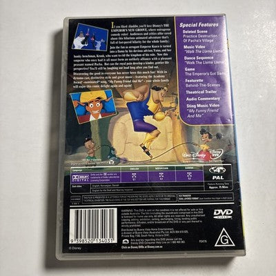 The Emperor's New Groove (DVD, 2000) Disney Region 4