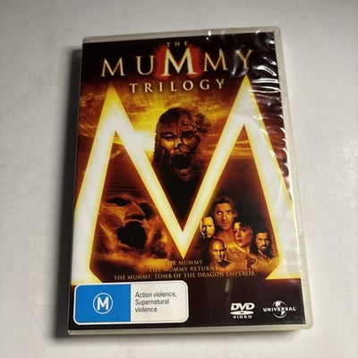 The Mummy Trilogy (DVD, 2008, 3-Disc) Brendan Fraser Region 4,2