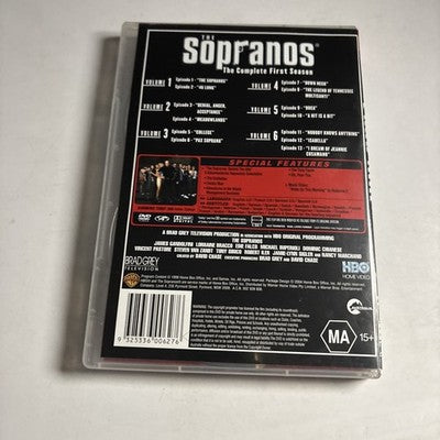 The Sopranos : Season 1 (DVD, 1999) Region 4