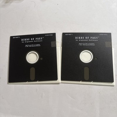 Birds Of Prey By Argonaut Software PC IBM 5.25" 2-Diskette *No Box Or Manual*