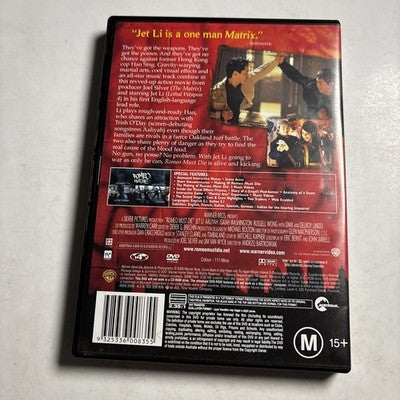 Romeo Must Die (DVD, 2000) Jet Li, Aaliyah Region 4